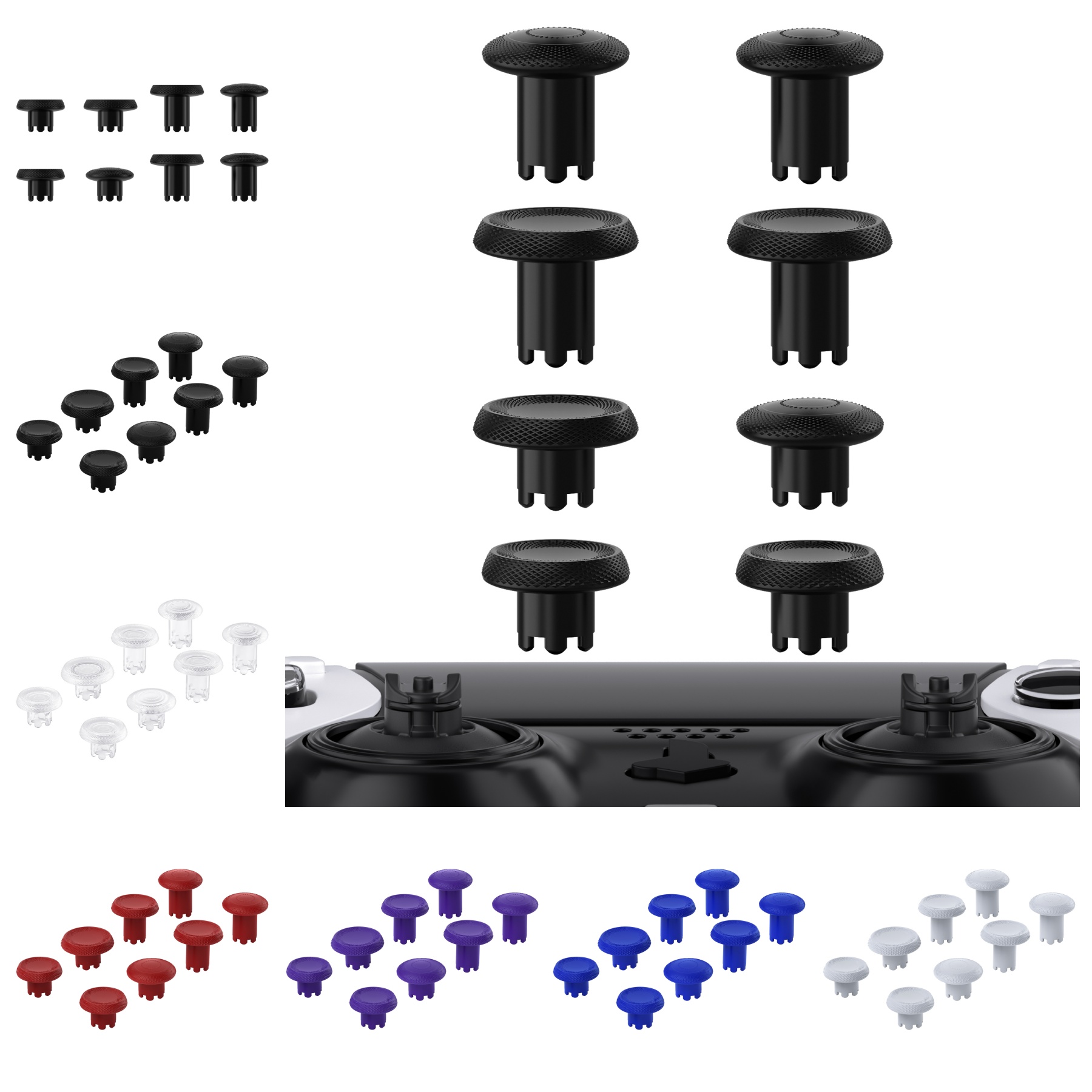 Gaming Accessories Ps5 - eXtremeRate ThumbsGear Interchangeable Thumbsticks for ps5