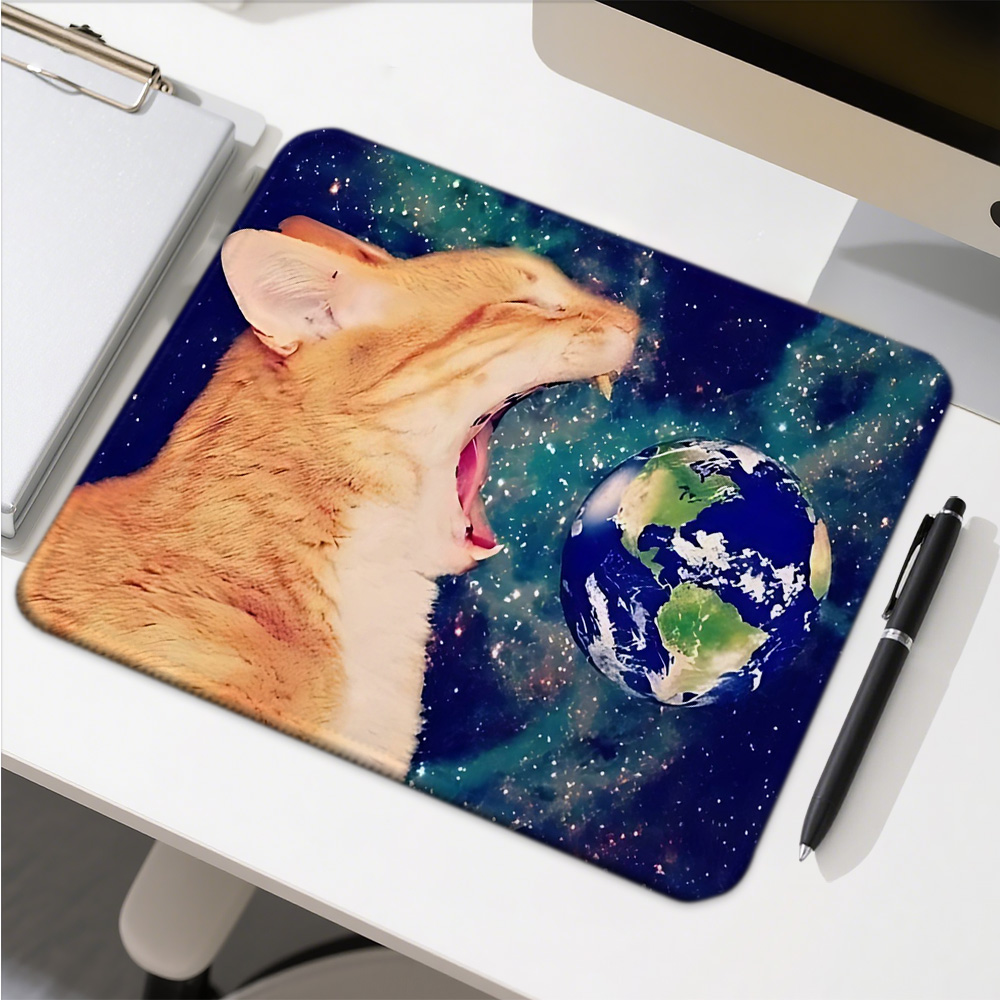 Gaming Accessories Companies - Funny Cat Expressions Computer Mat Desk