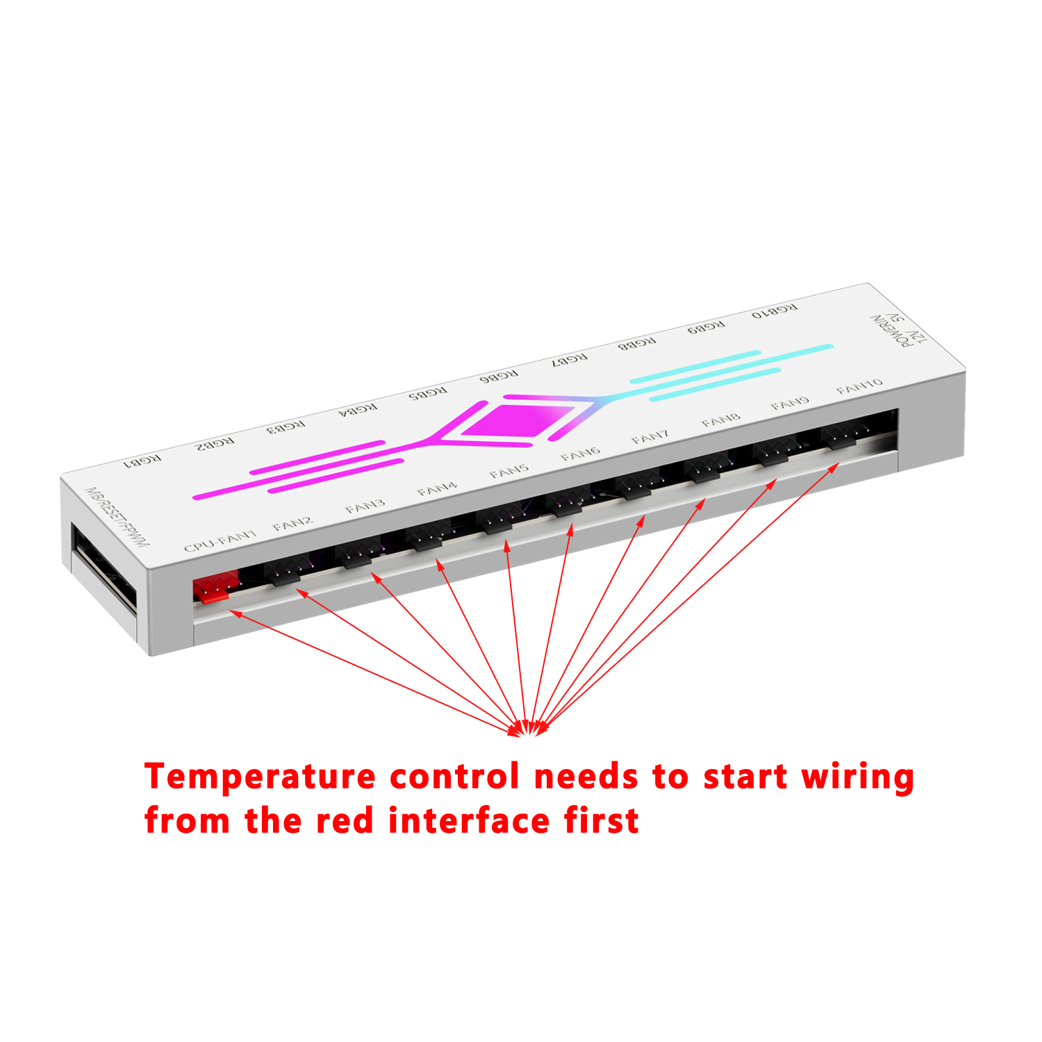 ICE Whale K10 1 to 10 PWM&ARGB - Fan Hub Rgb Controller incelemesi ve fiyatı