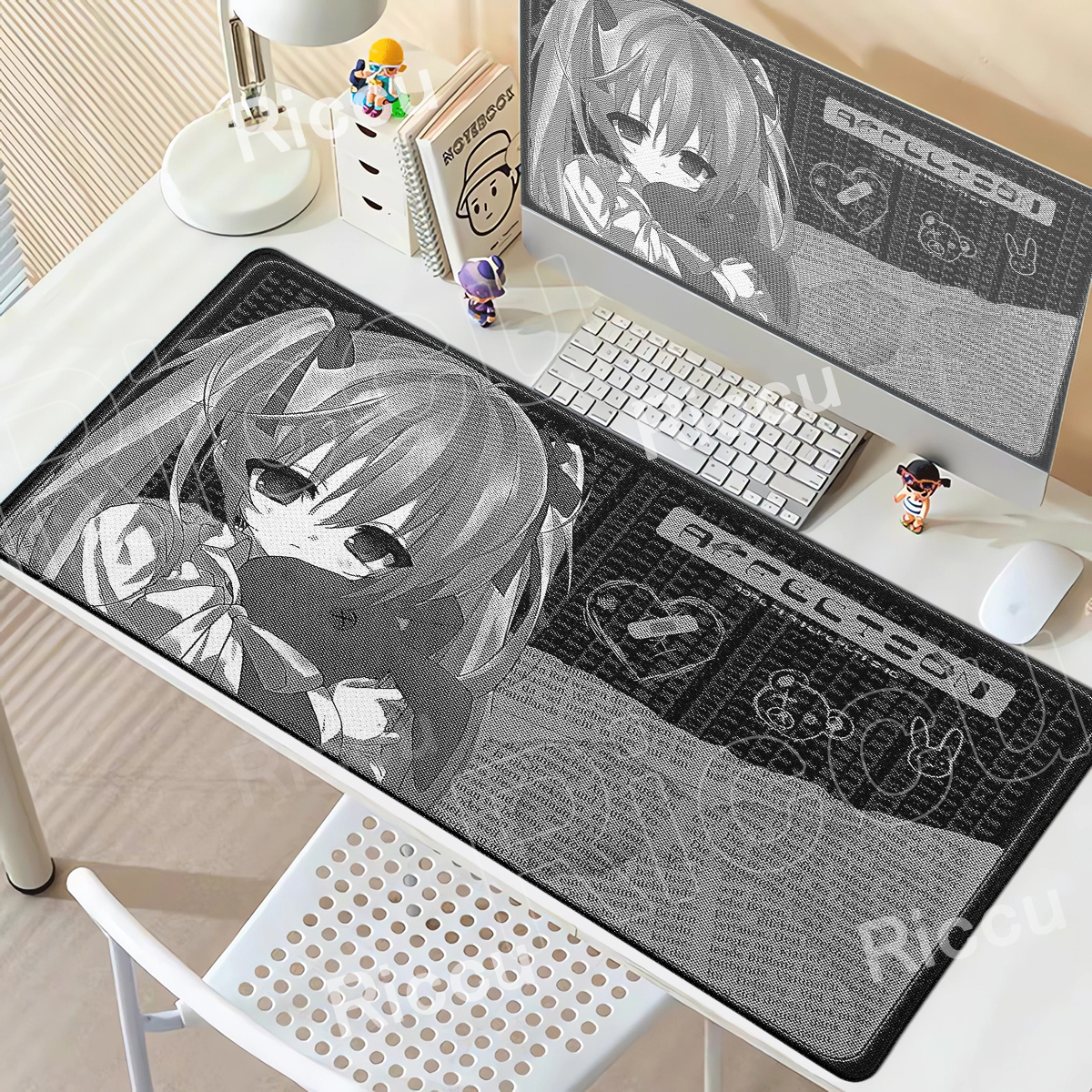 Angel Mousepad Black White Cut - Gaming Accessories White incelemesi ve fiyatı