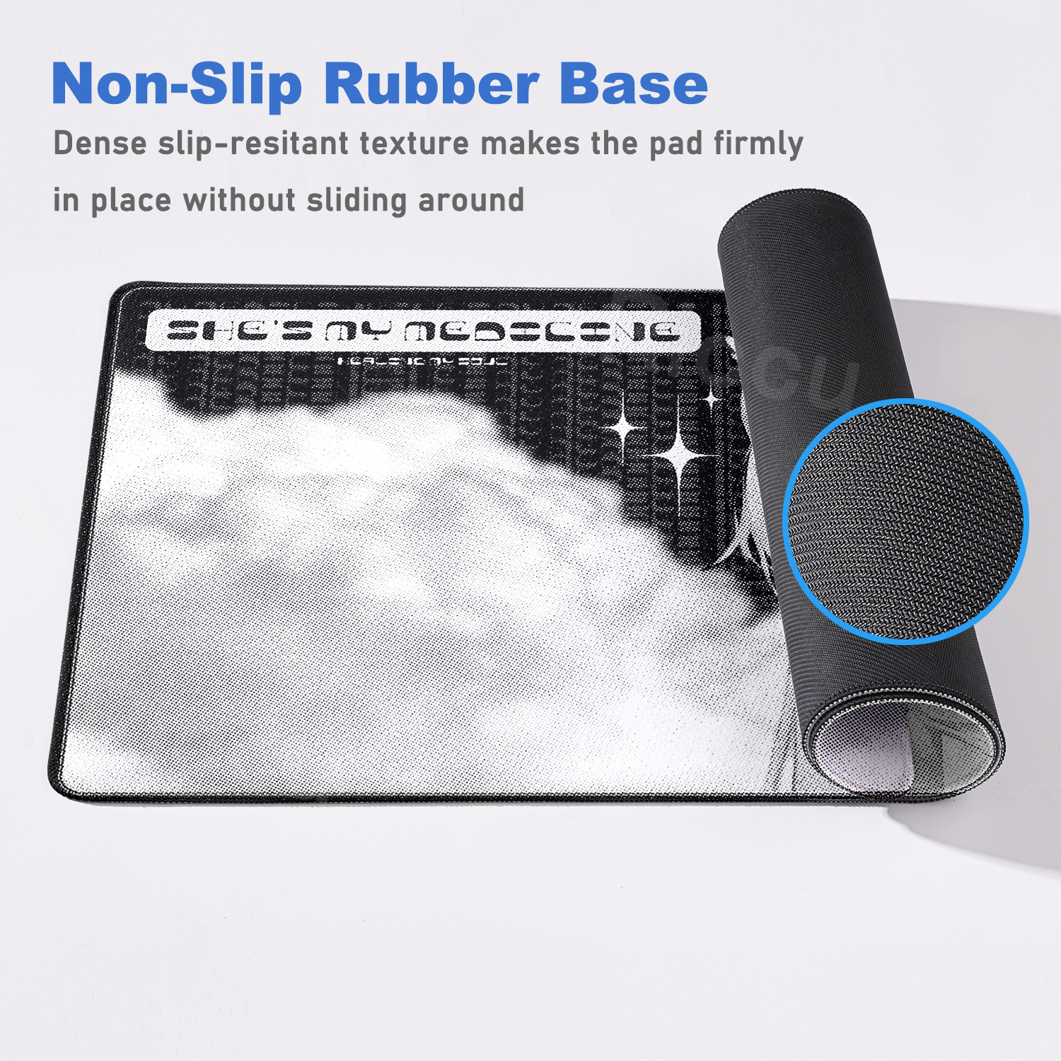 Angel Mousepad Black White Cut - Gaming Accessories White incelemesi ve fiyatı