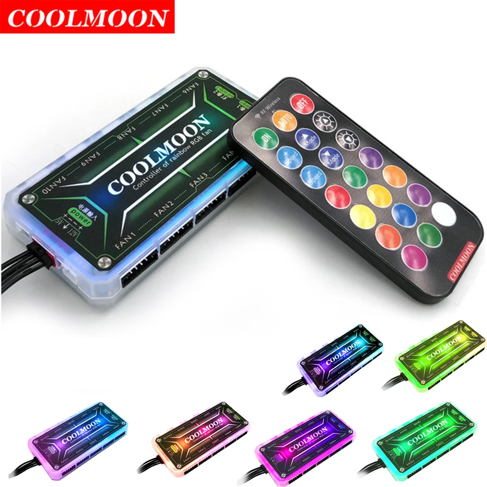 COOLMOON RGB Controller 12V 5A - Fan Hub Rgb Controller incelemesi ve fiyatı