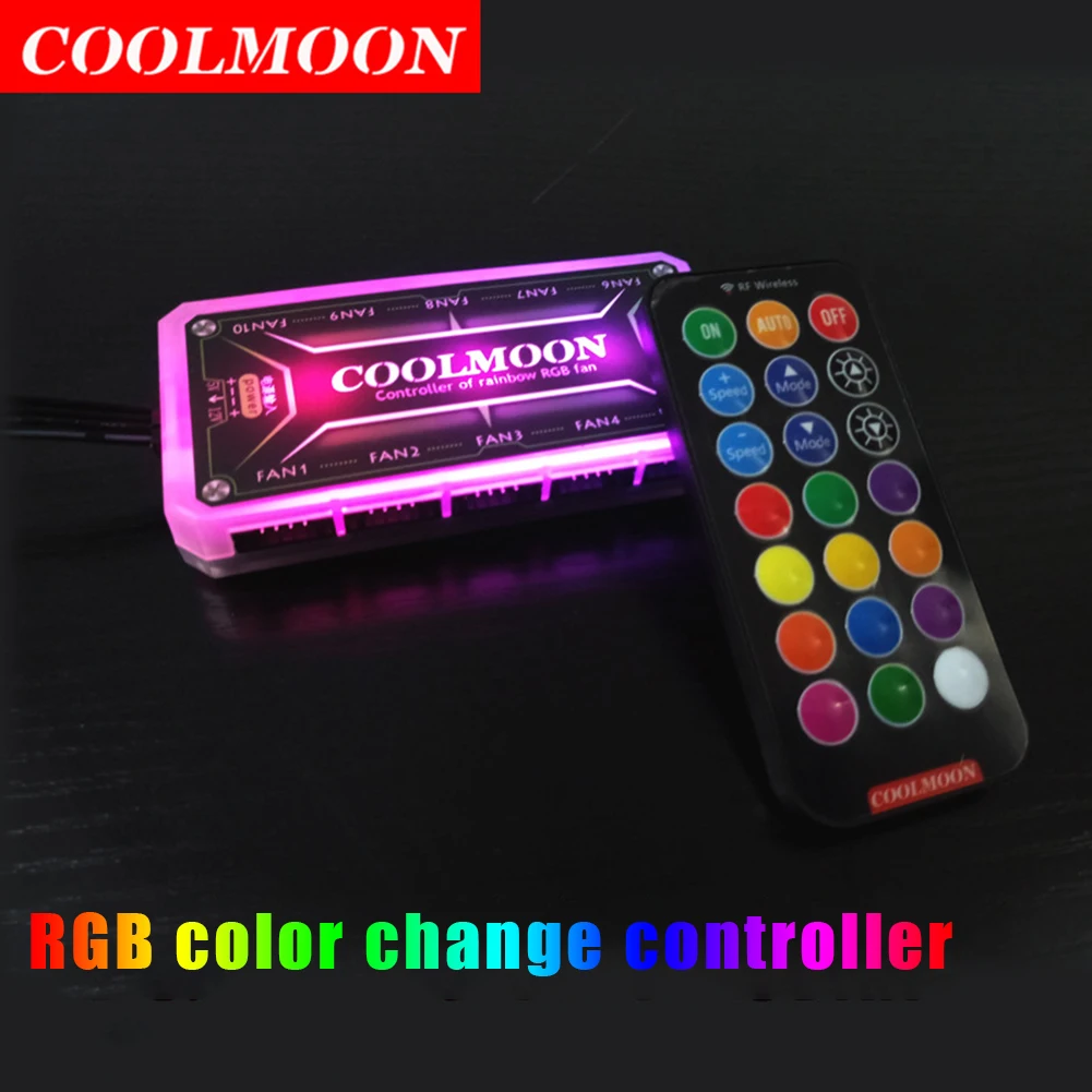 COOLMOON RGB Controller 12V 5A - Fan Hub Rgb Controller incelemesi ve fiyatı