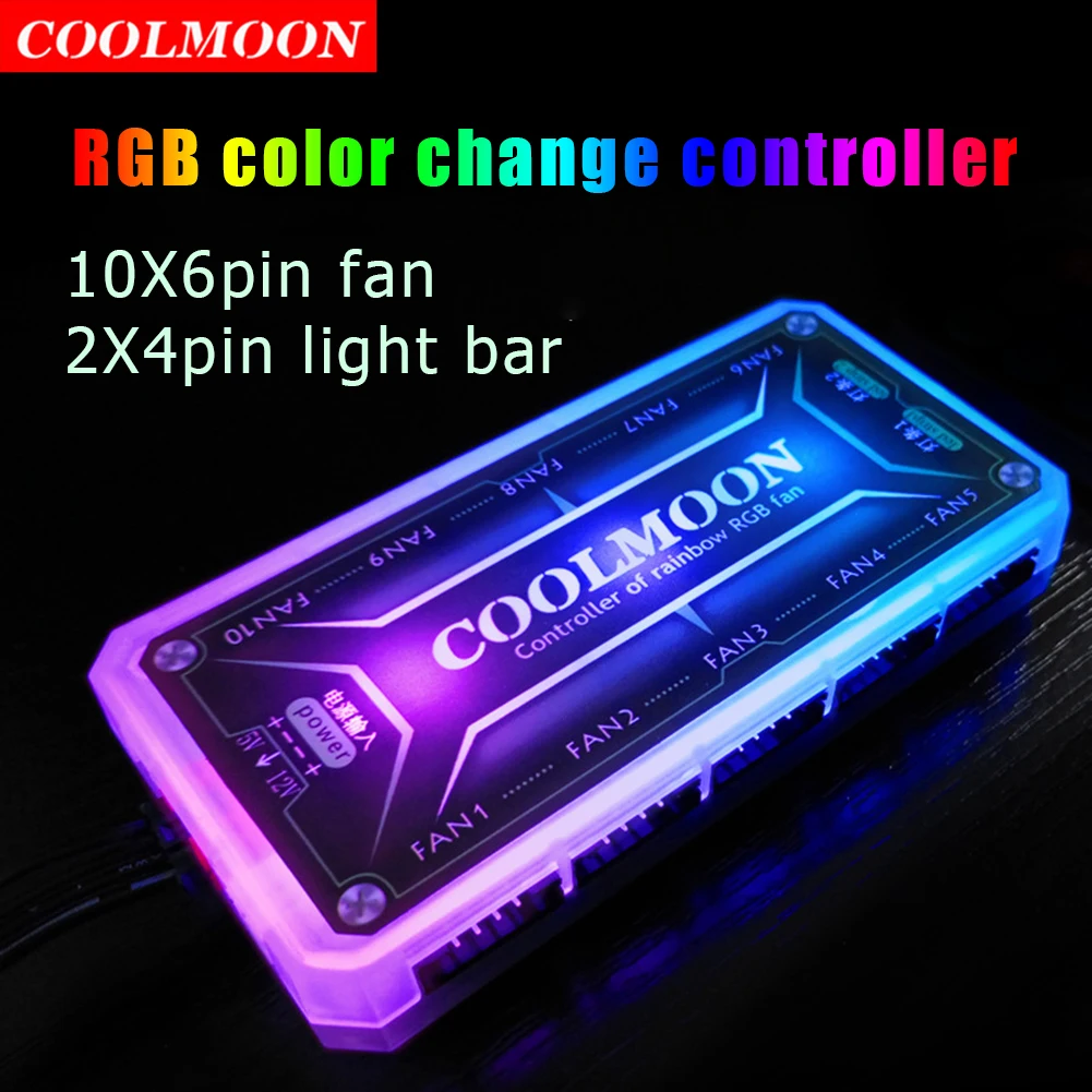 COOLMOON RGB Controller 12V 5A - Fan Hub Rgb Controller incelemesi ve fiyatı