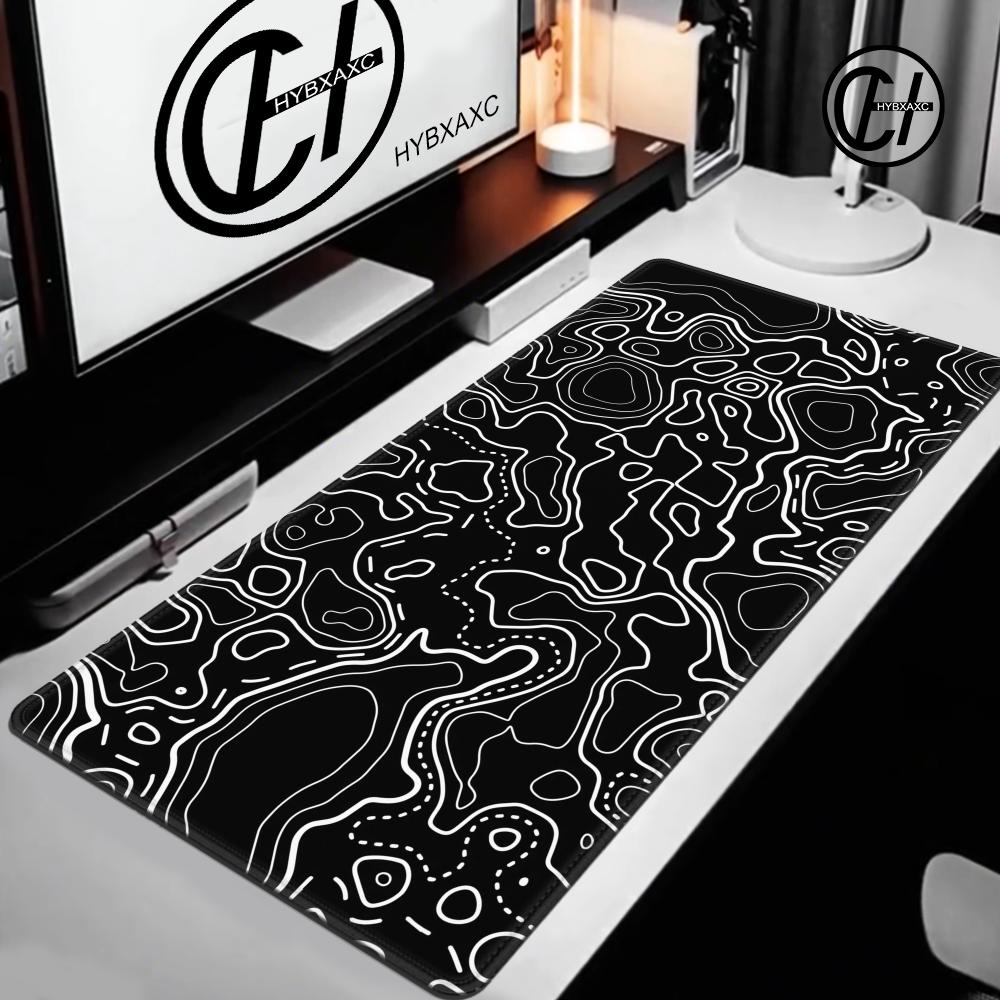 1200x600 Black White Topograph - Gaming Accessories White incelemesi ve fiyatı