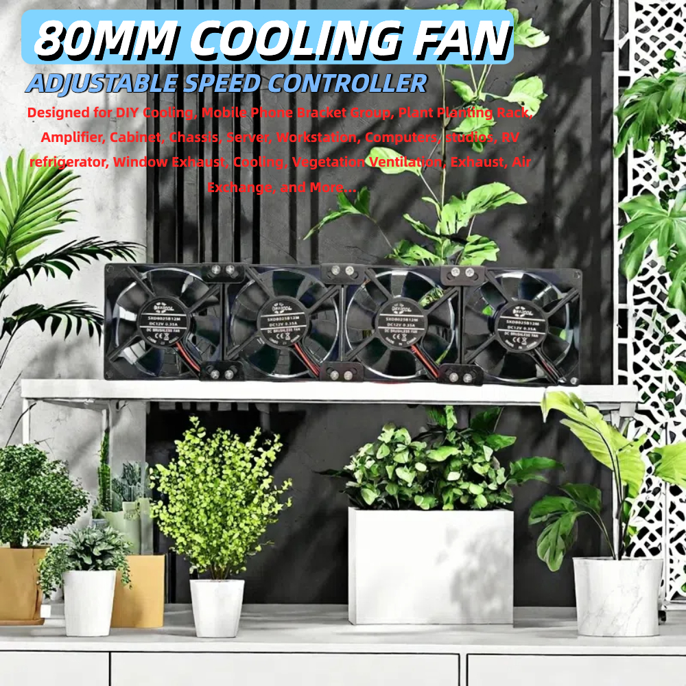 4-Pack 80mm X 25mm High-Speed  - Fan Hub Rgb Controller incelemesi ve fiyatı