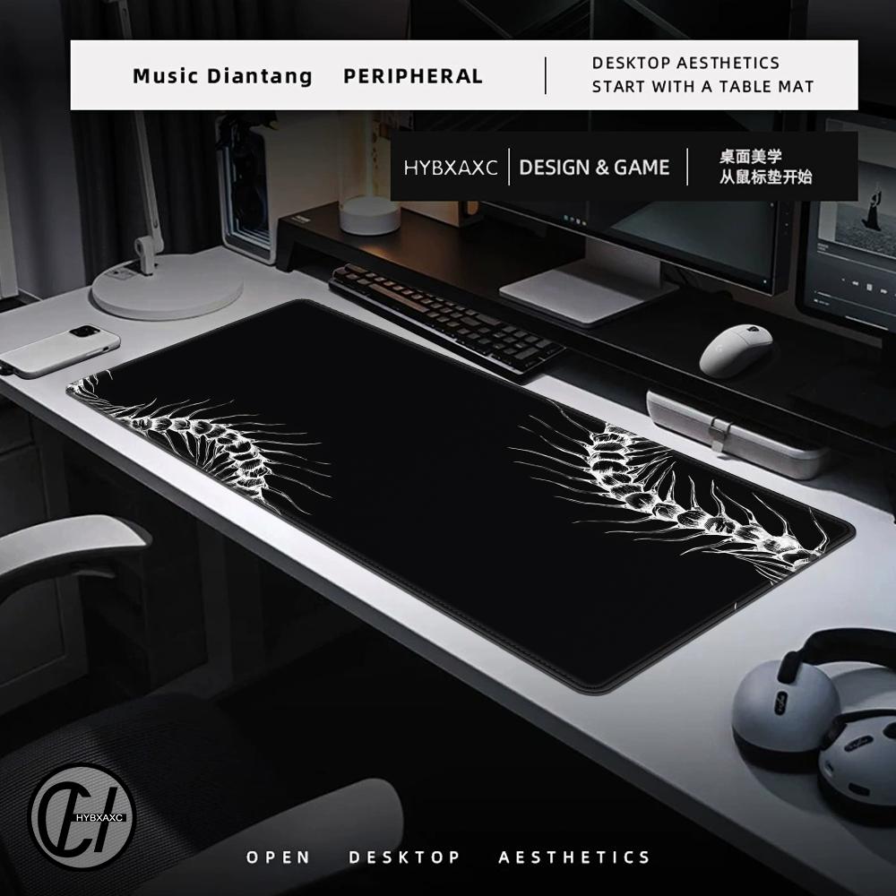 Black White Gothic Mouse Pad L - Gaming Accessories White incelemesi ve fiyatı
