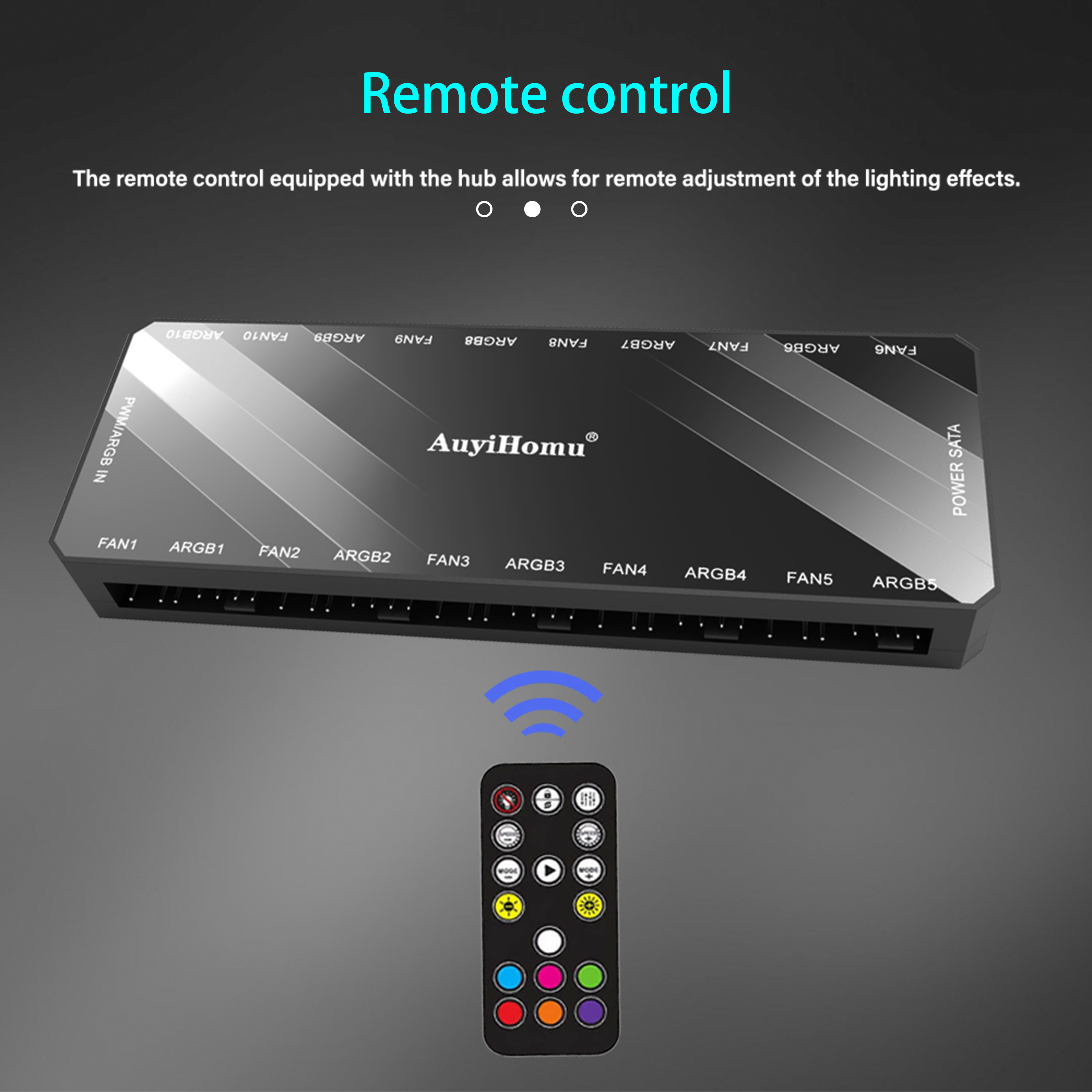 10 Port ARGB PWM Fan Controlle - Fan Hub Rgb Controller incelemesi ve fiyatı