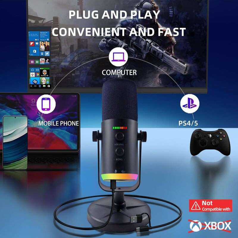 USB/XLR Dual-Mode Dynamic Gami - Gaming Accessories Ps5 incelemesi ve fiyatı