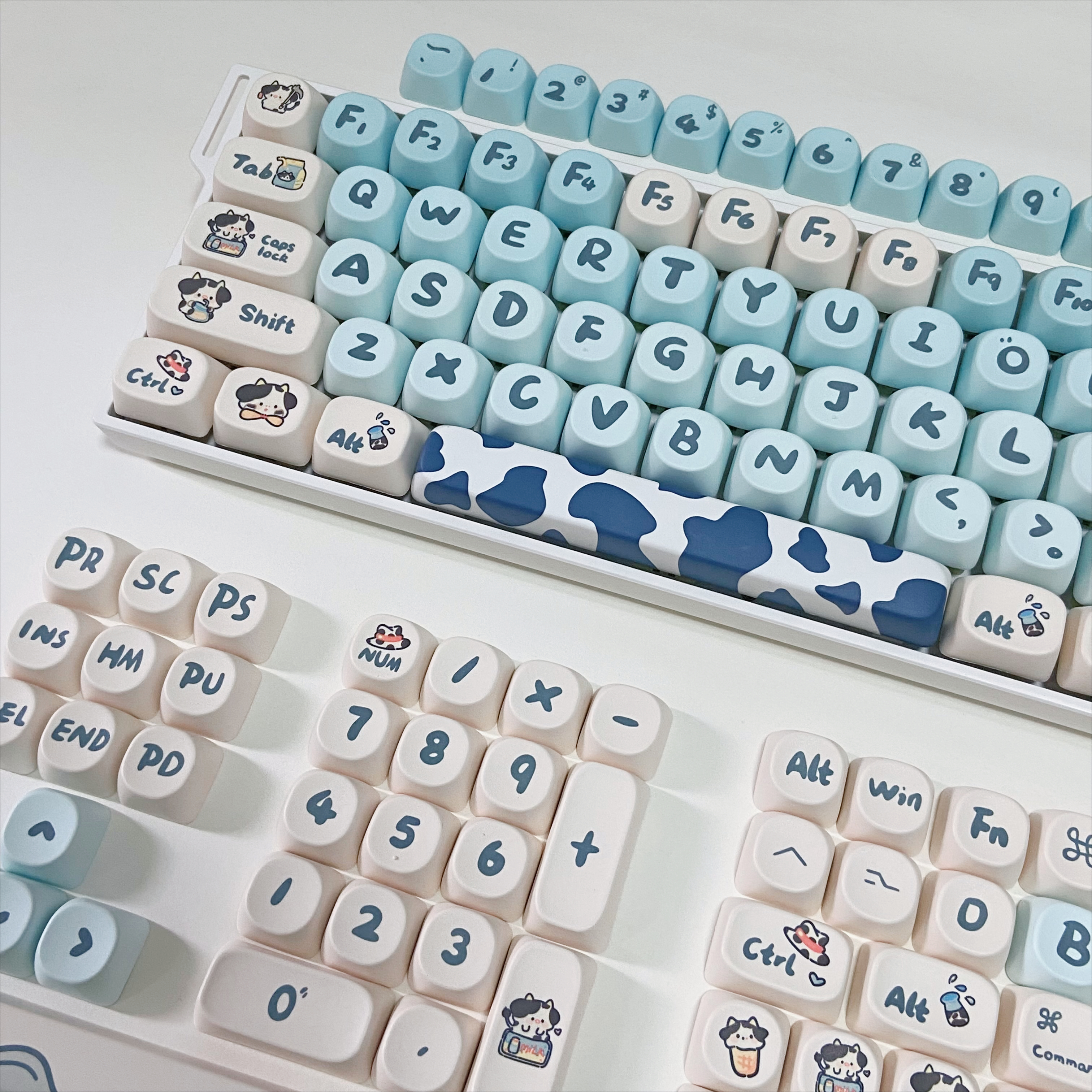 Blue Cow Keycaps for Mechanica - Gaming Home Accessories incelemesi ve fiyatı