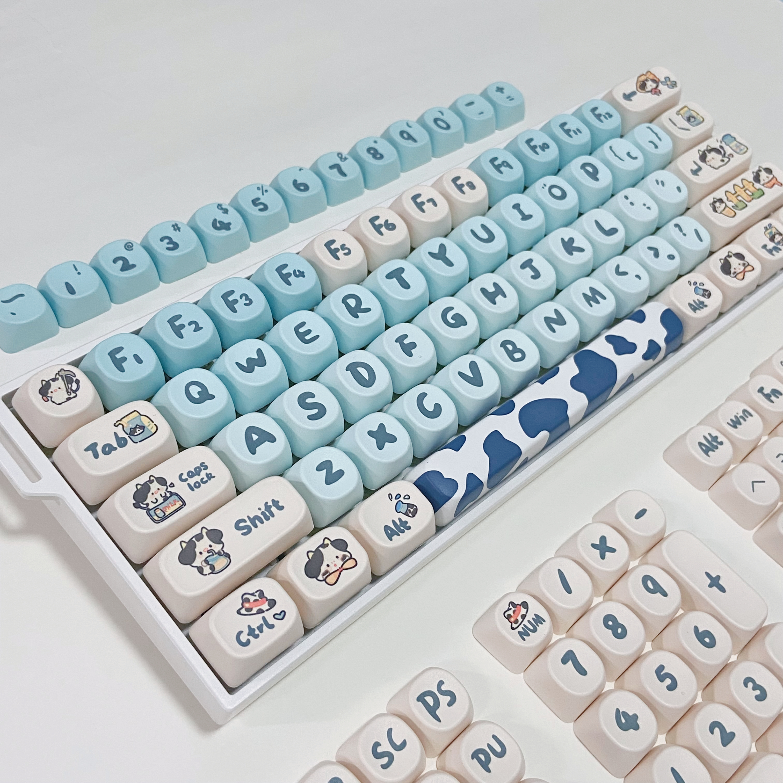 Blue Cow Keycaps for Mechanica - Gaming Home Accessories incelemesi ve fiyatı