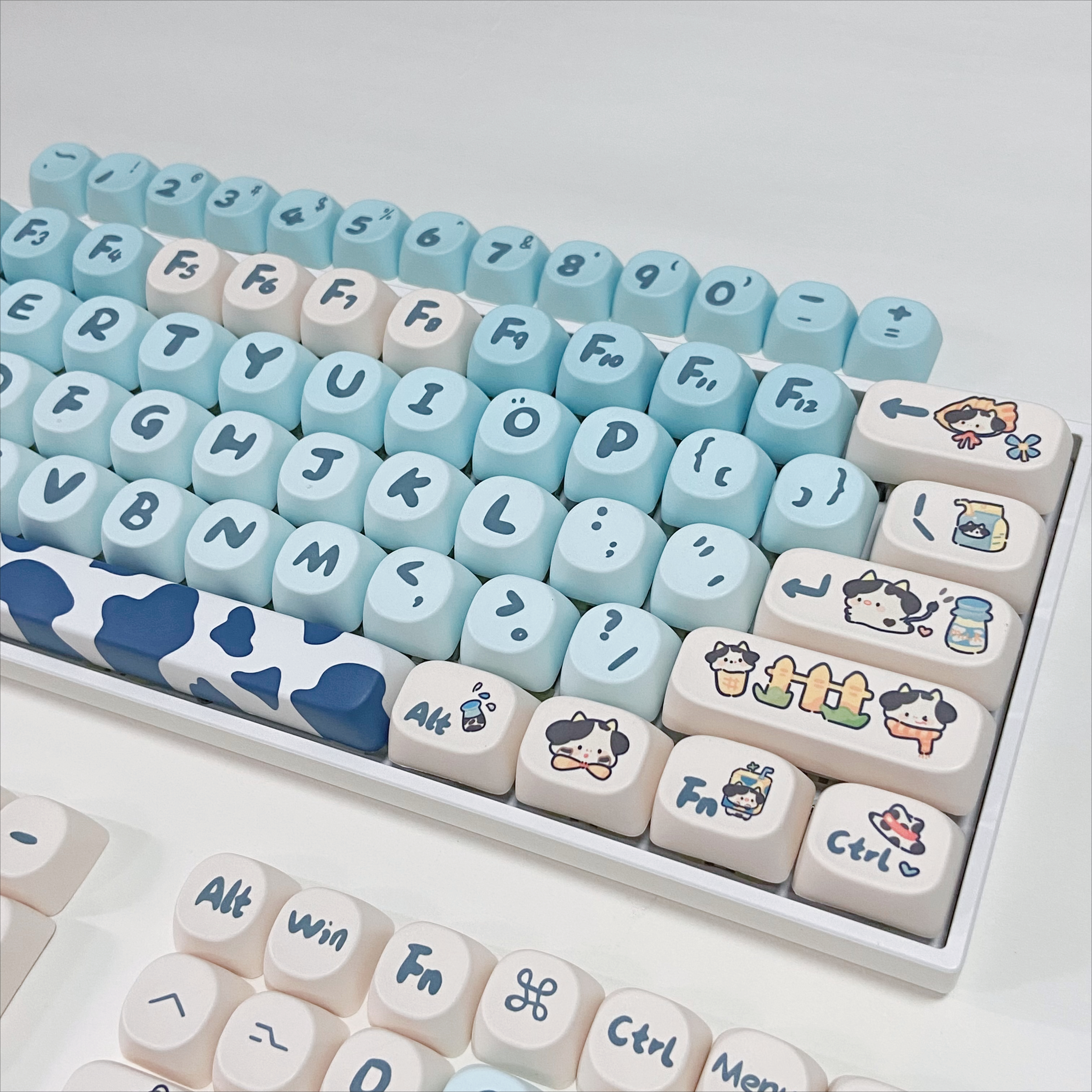 Blue Cow Keycaps for Mechanica - Gaming Home Accessories incelemesi ve fiyatı