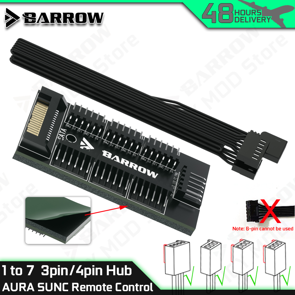 Barrow 7-Port Fan Controllers  - Fan Hub Rgb Controller incelemesi ve fiyatı