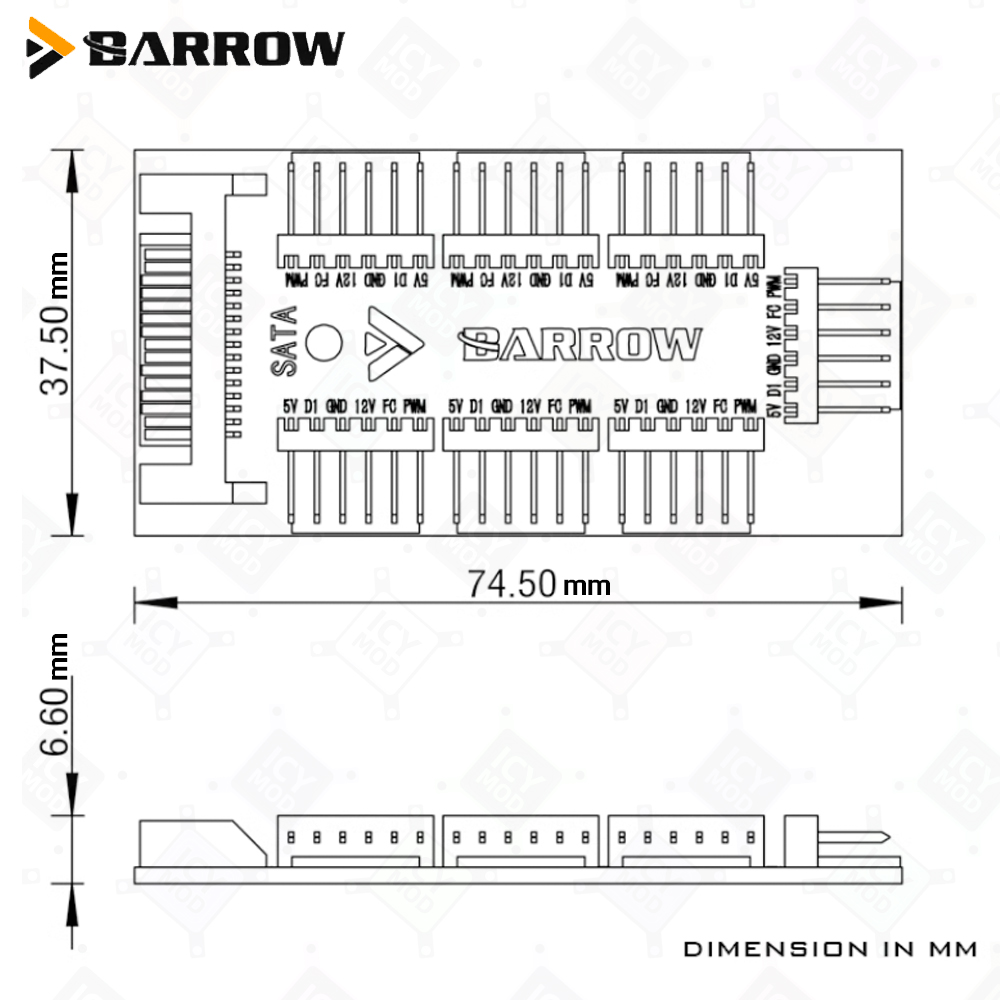 Barrow 7-Port Fan Controllers  - Fan Hub Rgb Controller incelemesi ve fiyatı