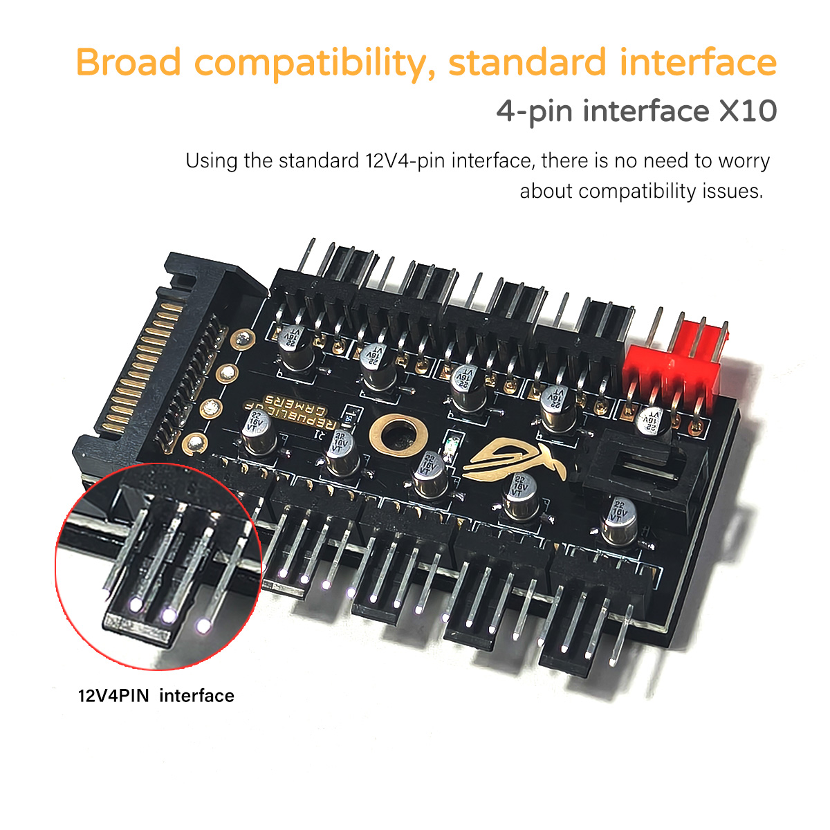 12V 4-Pin PWM Fan Controller H - Fan Hub Rgb Controller incelemesi ve fiyatı