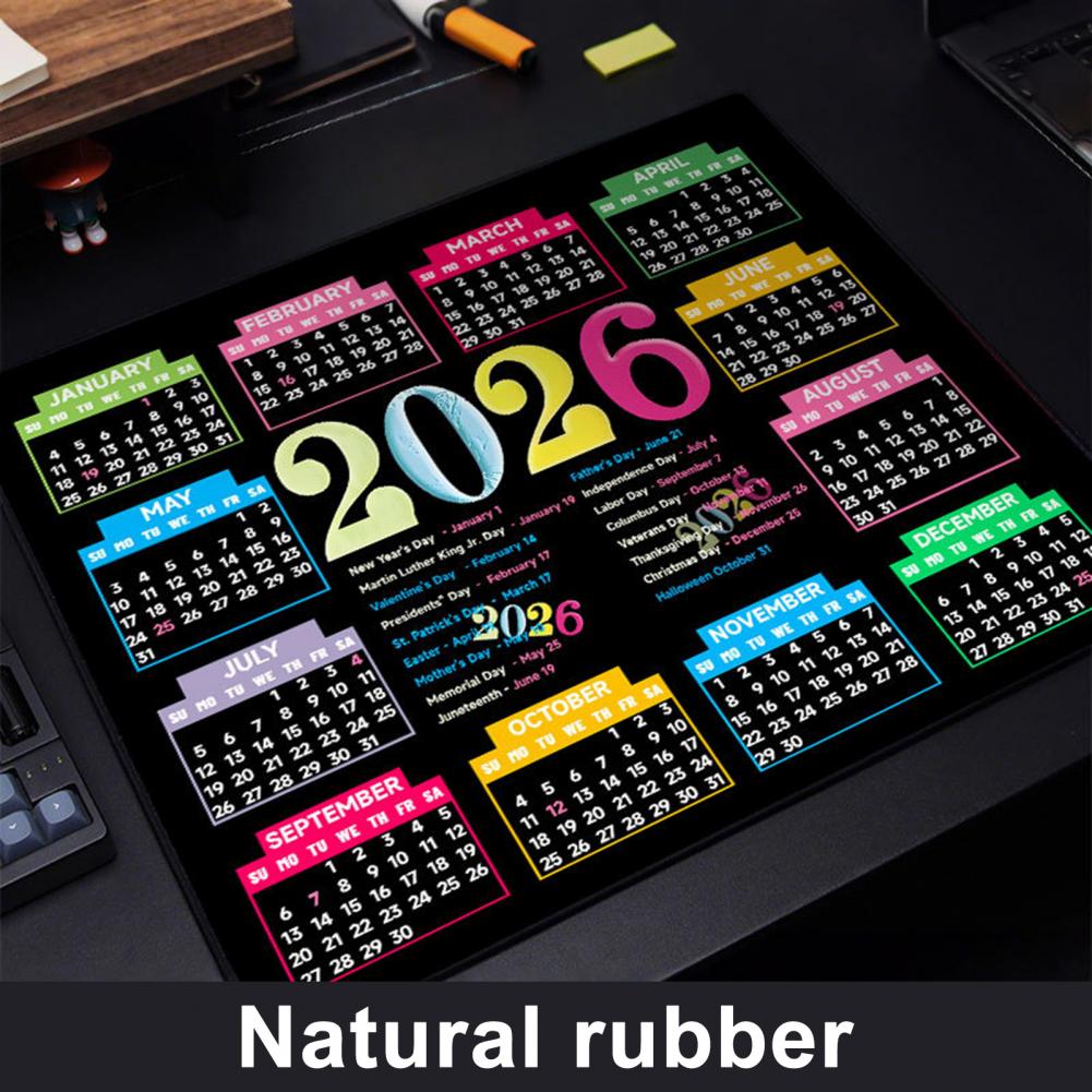 2026 Calendar Mouse Pad Waterp - Gaming Accessories For Laptop incelemesi ve fiyatı