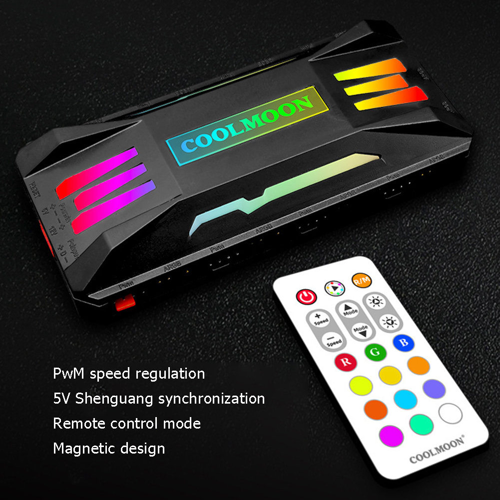 COOLMOON RGB Controller 4Pin P - Fan Hub Rgb Controller incelemesi ve fiyatı