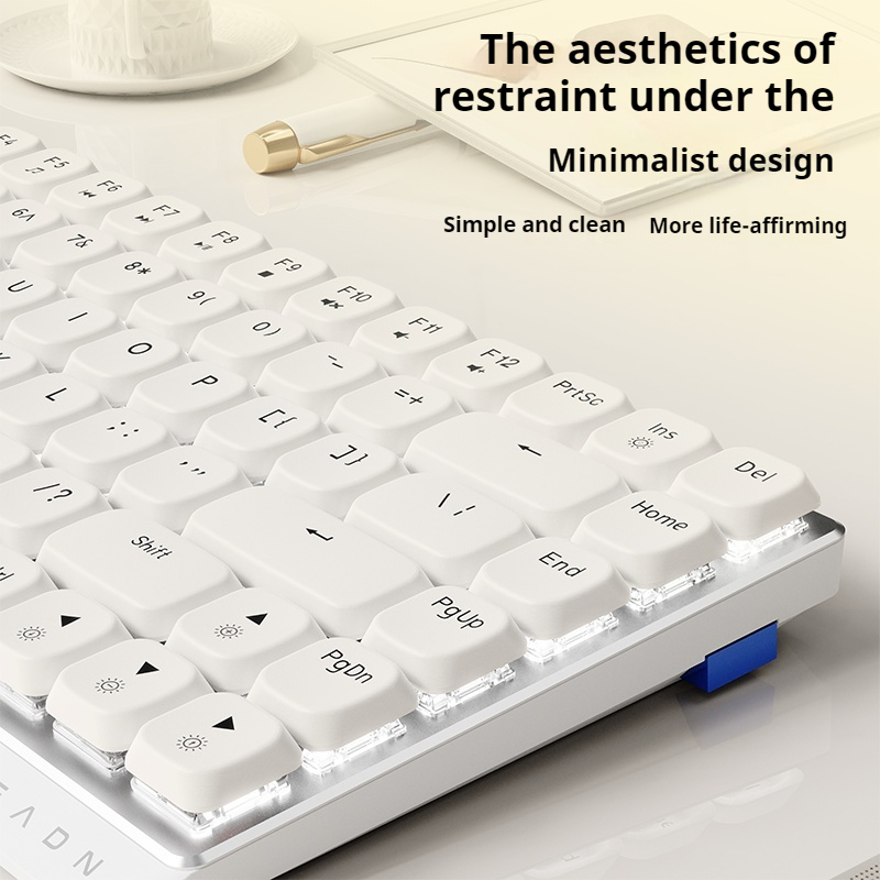 EWEADN 84 Keys Tri-Mode Low Pr - Gaming Accessories White incelemesi ve fiyatı