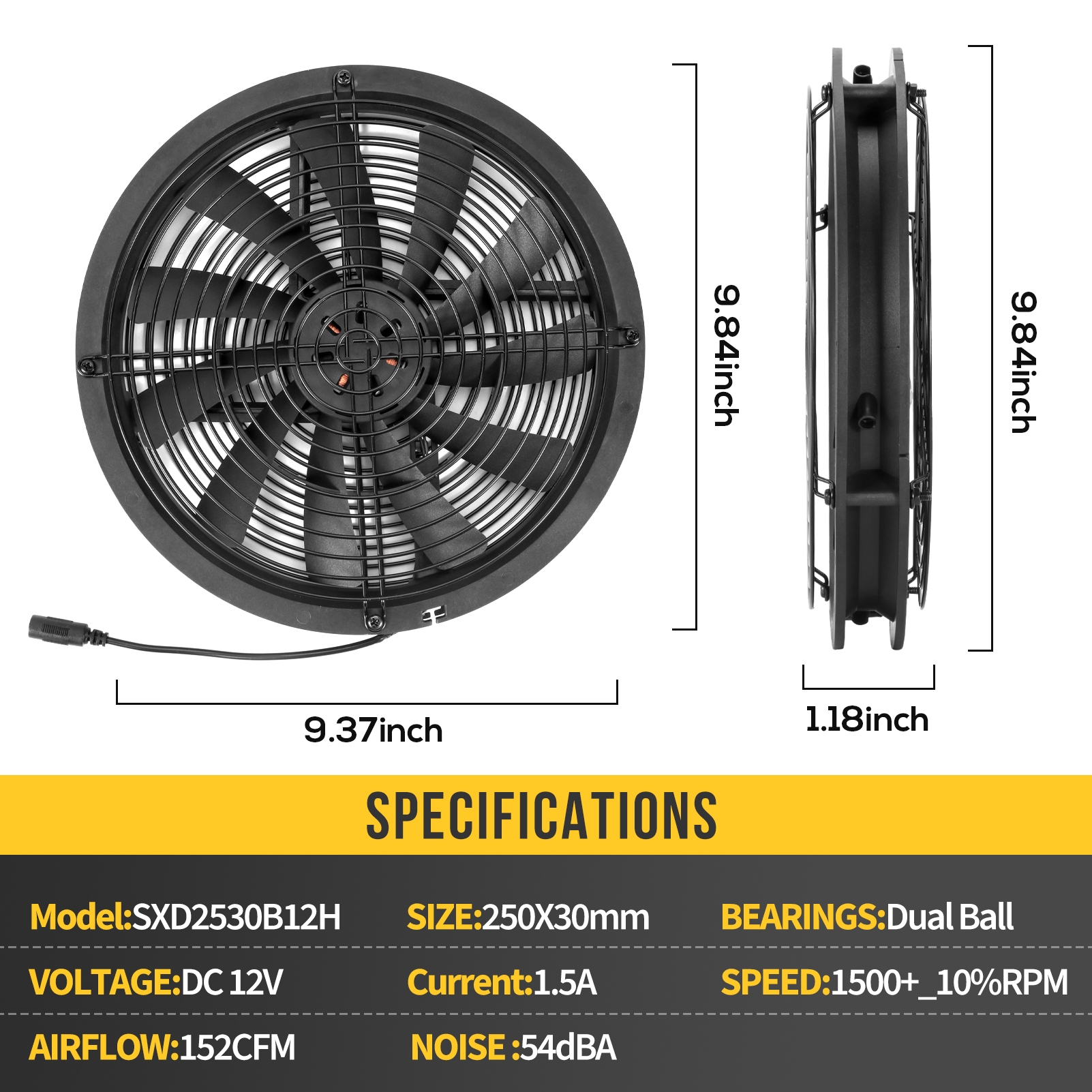 250mm 25cm DC Cooling Fan 12V  - Fan Hub Rgb Controller incelemesi ve fiyatı