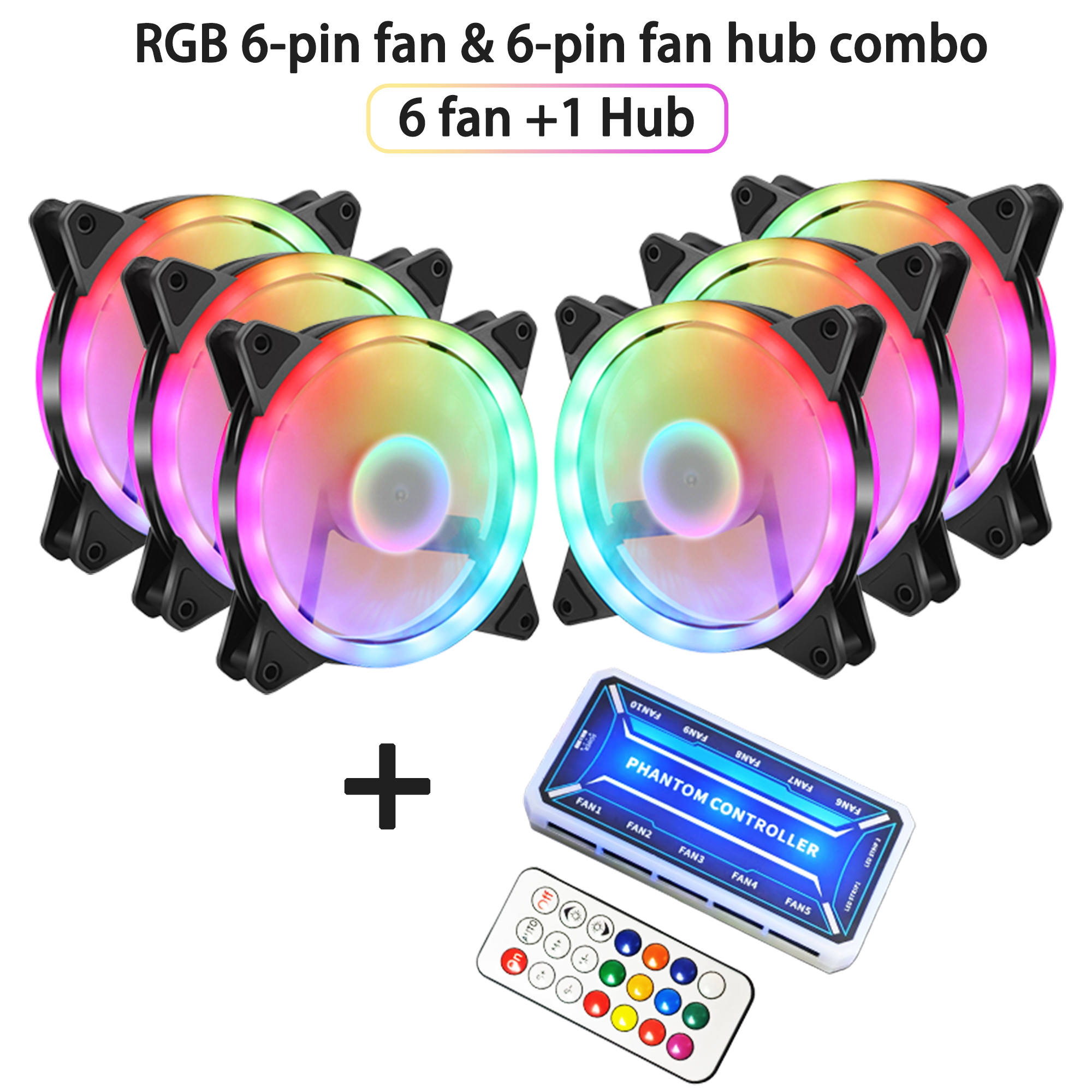 3/6+1-piece combo package: 6-p - Fan Hub Rgb Controller incelemesi ve fiyatı