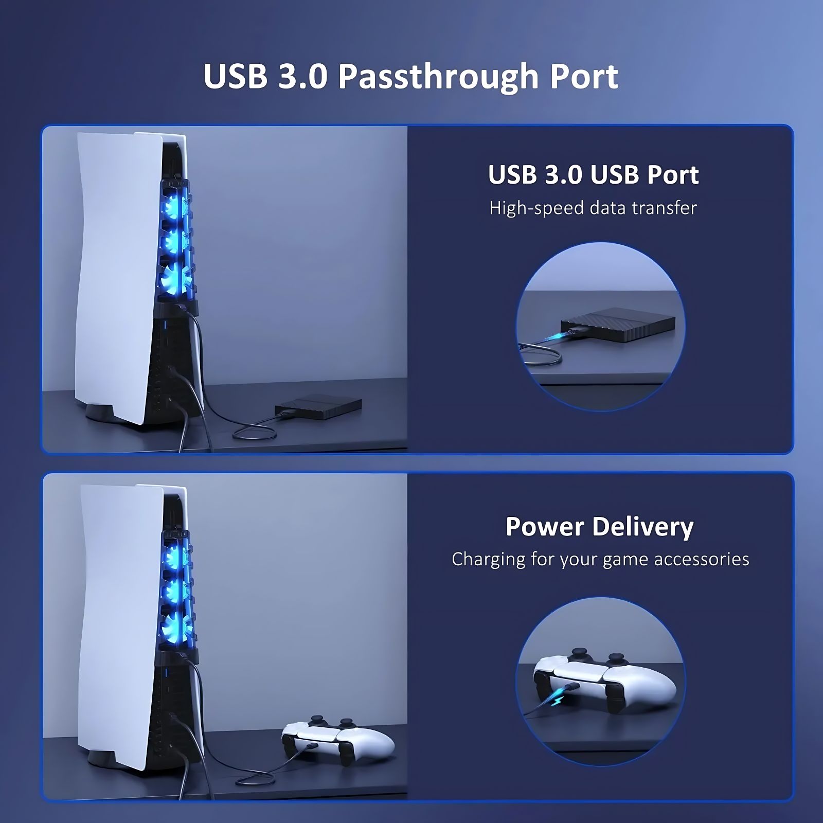 For PS5 Accessories Cooling Fa - Gaming Accessories Ps5 incelemesi ve fiyatı