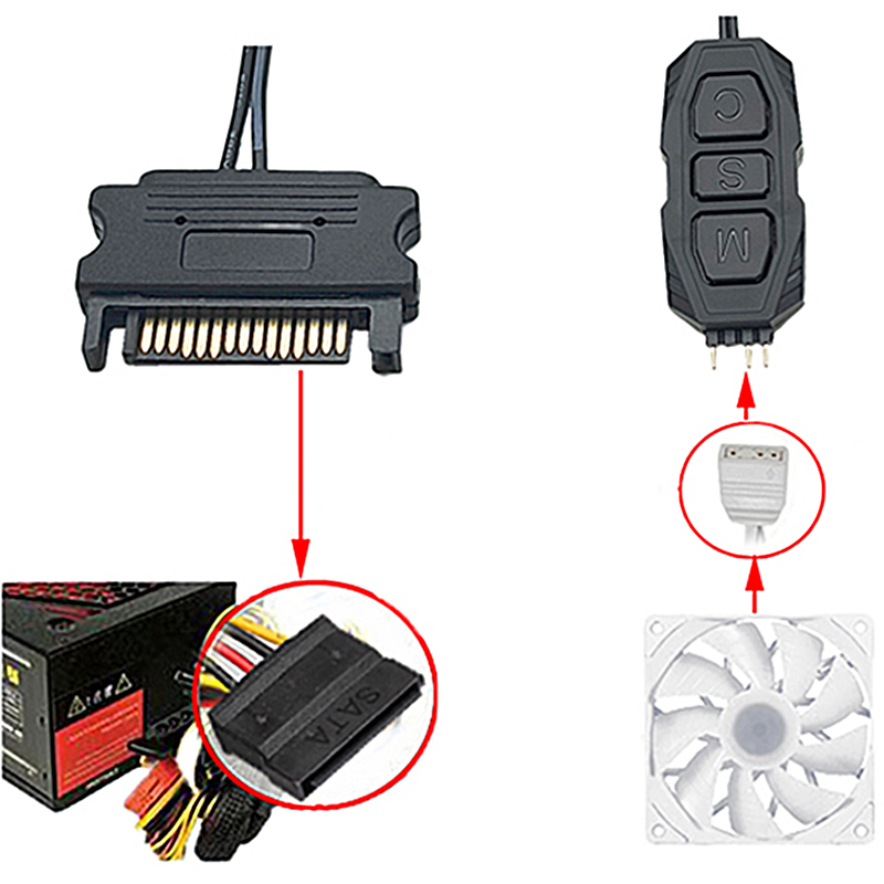 RGB Remote Mini Controller HUB - Fan Hub Rgb Controller incelemesi ve fiyatı